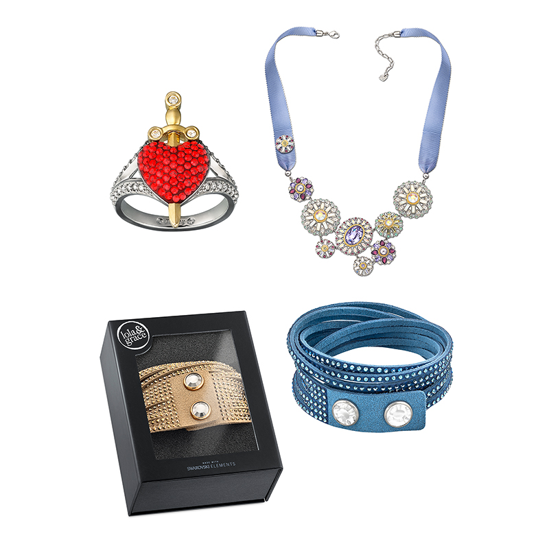 Produktfotos Ring, Halskette, Geschenkbox, Lederarmband